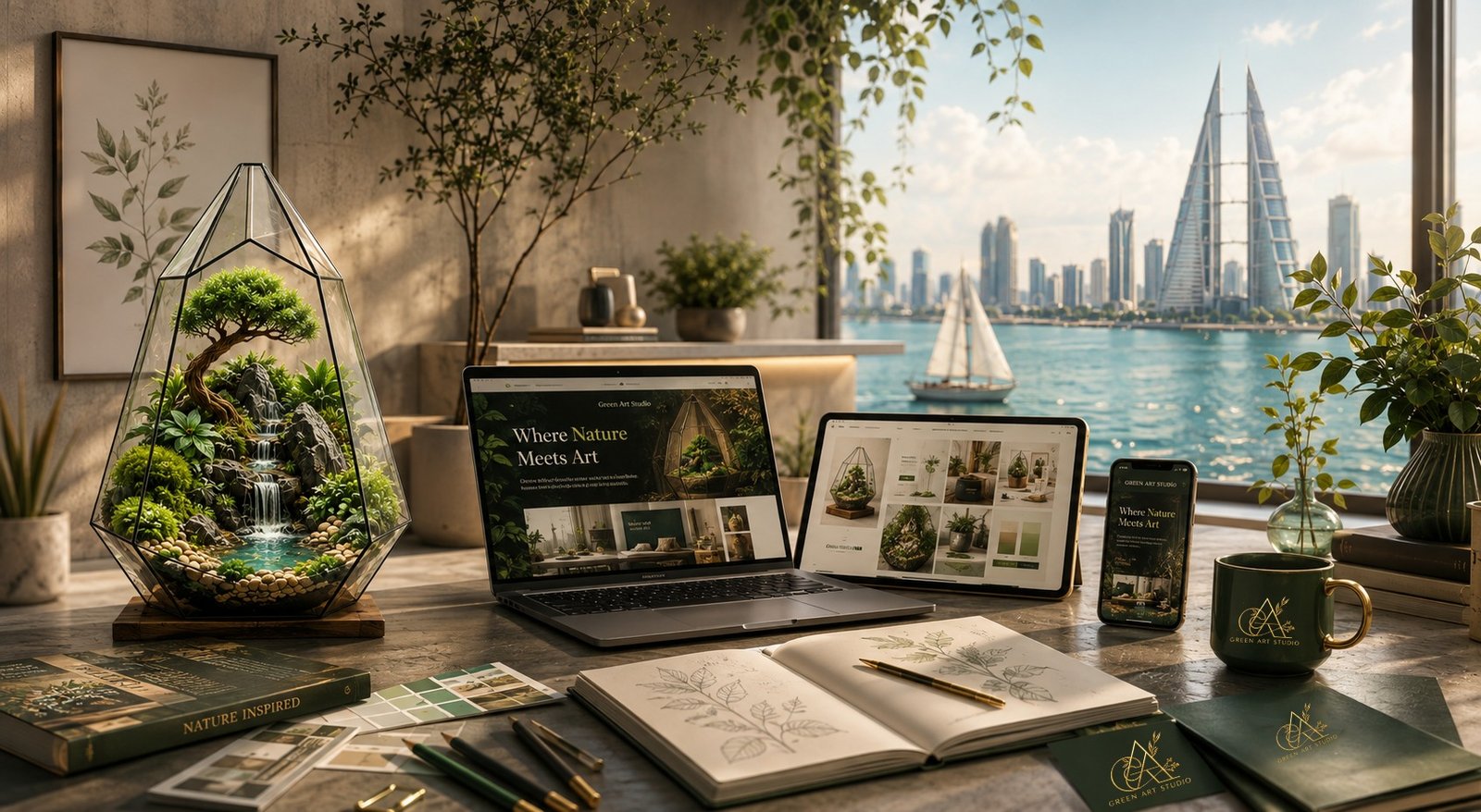 Green Art Studio creative workspace