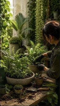 Greenery and planting